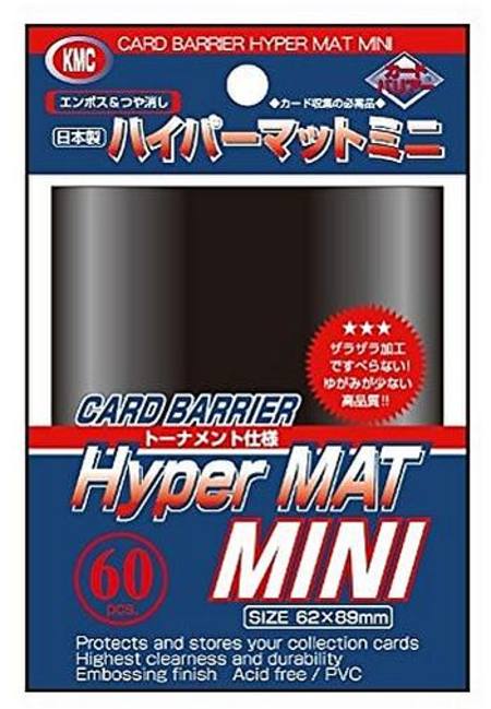 KMC Hyper Mat Mini Black Sleeves