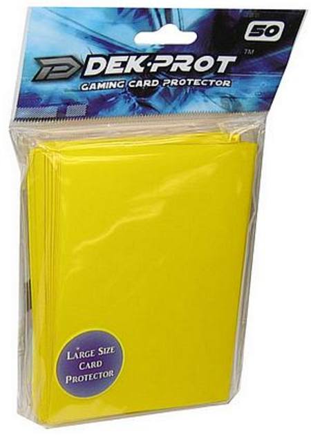 Dek-Prot Regular Size (50CT) Sunflower Yellow Sleeves