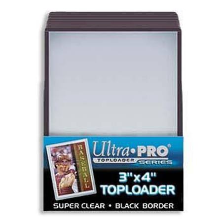 Ultra Pro Rigid Top Loader (25CT) Black Border