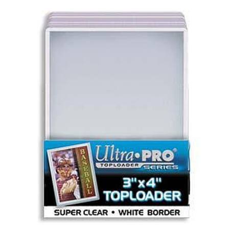 Ultra Pro Rigid Top Loader (25CT) White Border
