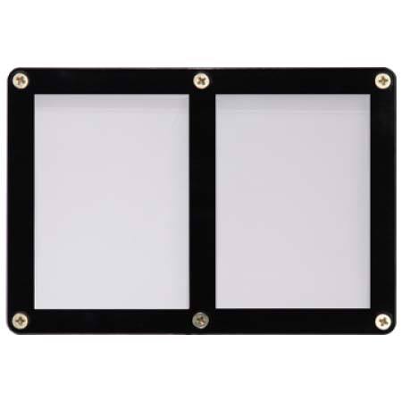 Ultra Pro 2-Card Black Frame Screwdown Holder