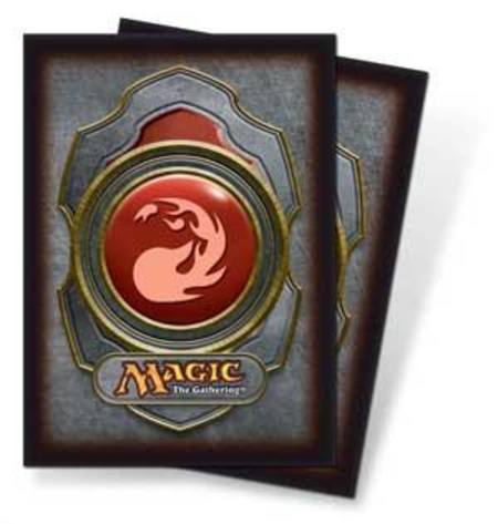 Buy Ultra Pro Magic Deck Protectors - Red Mana 3 Art Pic in NZ. 