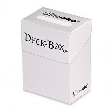 Ultra Pro Solid White Deck Box