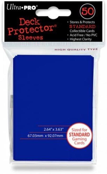 Buy Ultra Pro Tsunami Blue Deck Protectors (50CT) Regular Size Sleeves in NZ. 