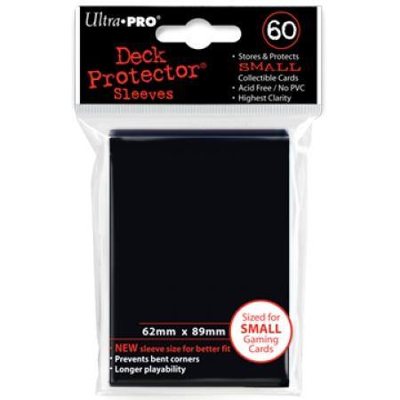 Ultra Pro Black Deck Protectors (60CT) YuGiOh Size Sleeves