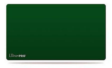 Buy Ultra Pro Plain Green w/Logo Playmat in NZ.