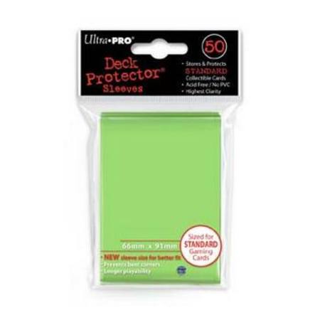 Ultra Pro Light Green Deck Protectors 50 Large Magic Size Sleeves