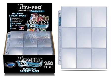 Ultra Pro 9 Pocket Platinum Page (250CT) Box