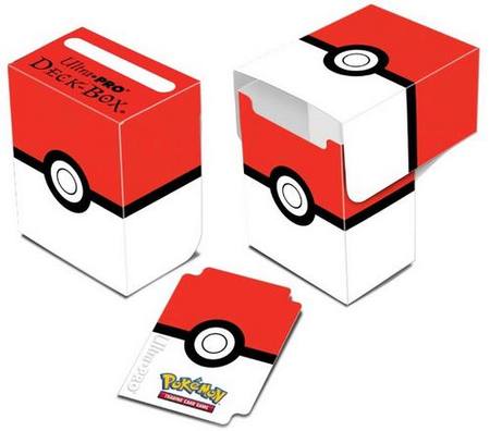 Ultra Pro Pokemon Red and White Full-View Deck Box 