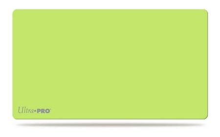 Buy Ultra Pro Plain Lime Green w/Logo Playmat in NZ. 