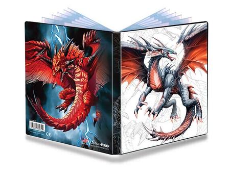 Buy Ultra Pro 4 Pocket Black/Demon Dragons Portfolio for small sized cards in NZ.