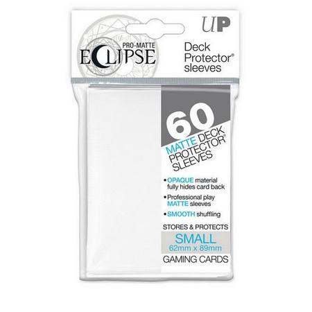 Ultra Pro YuGiOh Pro-Matte Eclipse (60CT) White Sleeves