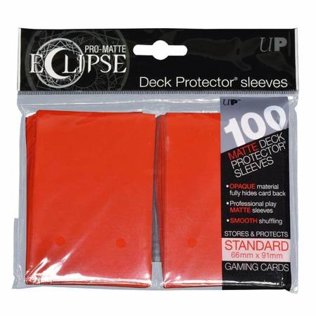 Ultra Pro Pro-Matte- Eclipse Apple Red (100CT) Regular  Sleeves