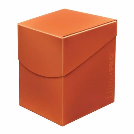 Buy Ultra Pro 100+ Eclipse Pumpkin Orange Deck Box in NZ. 