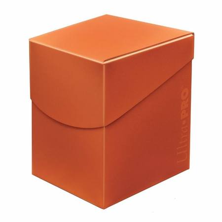 Buy Ultra Pro 100+ Eclipse Pumpkin Orange Deck Box in NZ.