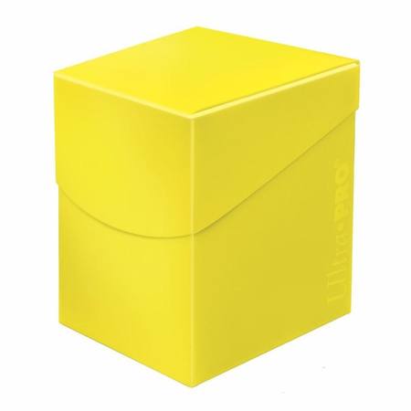 Buy Ultra Pro 100+ Eclipse Lemon Yellow Deck Box in NZ. 