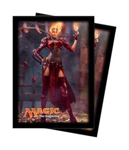 Buy Ultra Pro Magic Deck Protectors - M14 Chandra Vertical Pic (80CT) in NZ. 