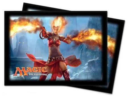 Buy Ultra Pro Magic Deck Protectors - M14 Chandra Landscape Pic (80CT) in NZ. 