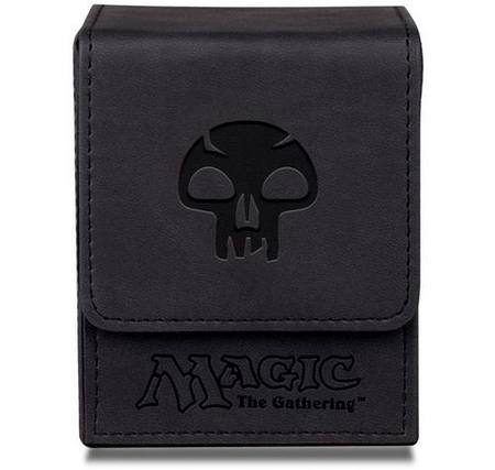 Ultra Pro Magic Magnetic Flip Top Deck Box - Matte Black Mana