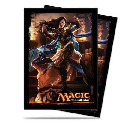 Buy Ultra Pro Magic Deck Protectors - Dragons of Tarkir Narset Transcendent Art Pic in NZ.