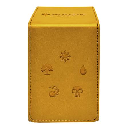Ultra Pro Magic Alcove Flip Box - Gold Mana Symbols