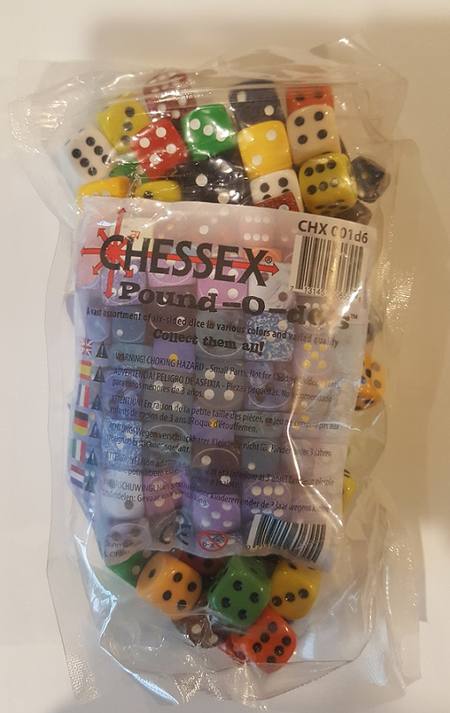 Pound-o-D6 Dice (80-100) assorted