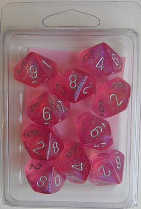 Borealis D10 Pink w/silver (10CT) 