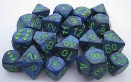 Buy Lustrous D6 12mm Dark Blue w/green (36CT) in NZ. 