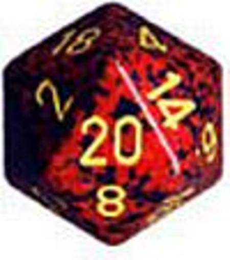 Speckled Jumbo 34mm D20 Mercury