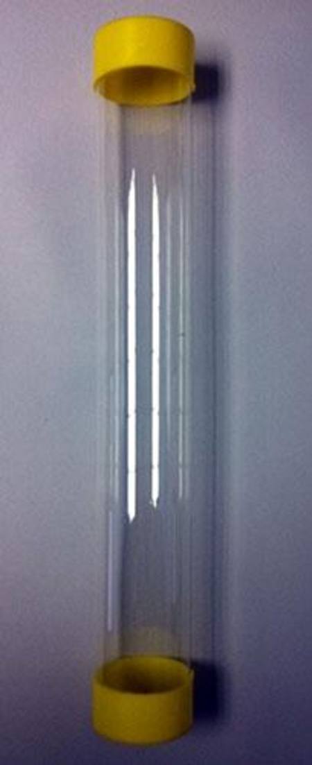 Playmat Tube: Clear w/Yellow